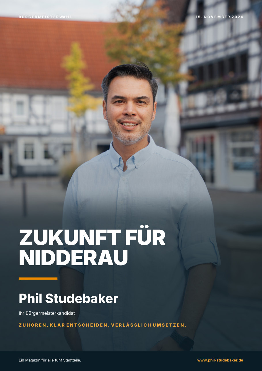 Titelseite des Magazins Zukunft für Nidderau