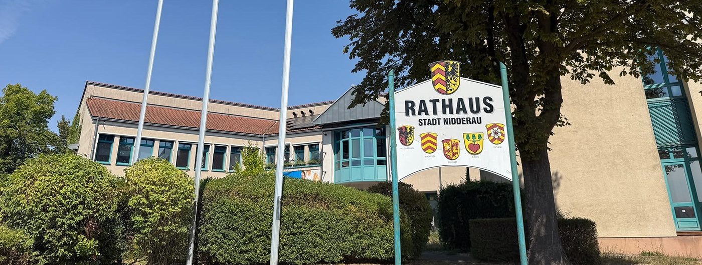 Das Rathaus der Stadt Nidderau